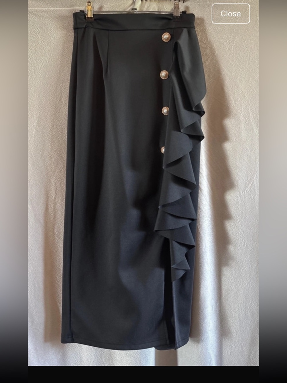Woman’s Maxi Bkack Skirt Size S